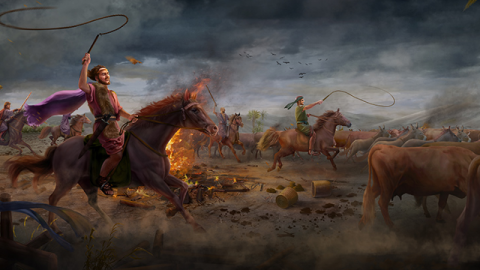 Dio permette a Satana di tentare Giobbe