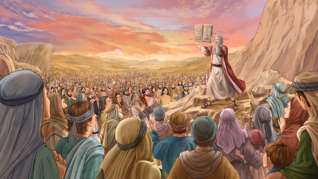 Storie della Bibbia: decretare i dieci comandamenti
