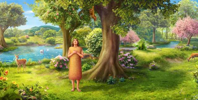 Il comando di Dio a Adamo