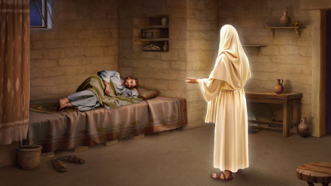 un angelo del Signore apparve in sogno a Giuseppe