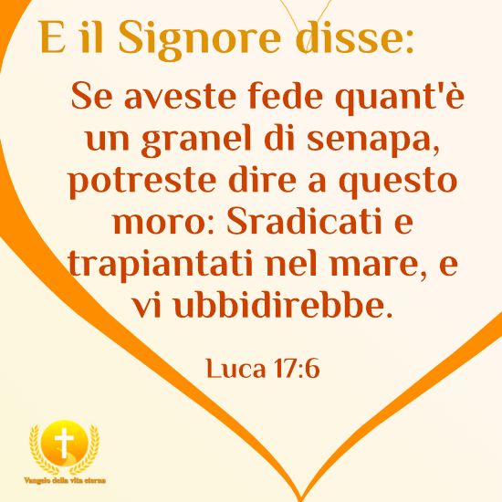 Avere fede quant’è un granel di senapa