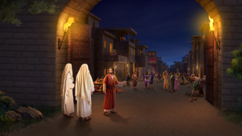 Lot ha ricevuto due angeli