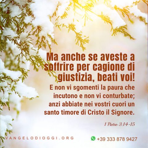 I Pietro 3:14-15