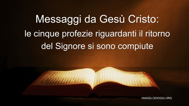 la Bibbia messaggi di gesù 