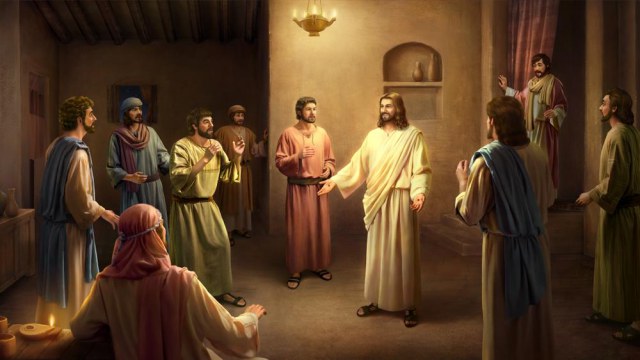 Il Signore Gesù apparve ai discepoli dopo la Sua risurrezione.