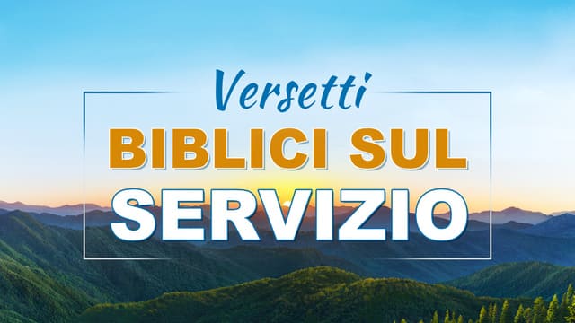 Versetti biblici sul servizio