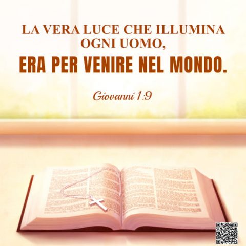 la verità è la luce che illumina il mondo